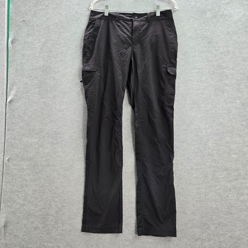 The North Face Women Black 6 Cargo Zip Pockets Mid Rise Nylon 31 in Inseam READ